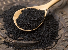 Семена черного кунжута (Black sesame seeds), пакет 100 г (Индия)