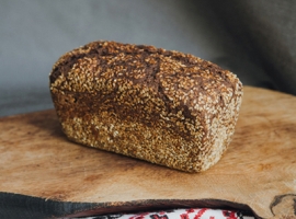 Хлеб ржаной на закваске «с кунжутом, черносливом», 330-350 г