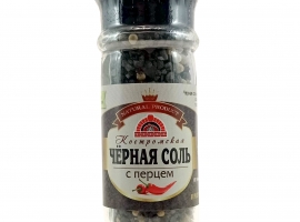 Соль черная четверговая с белым перцем мельница купить в Москве и Санкт-петербурге