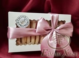 Ассорти кедровых и конопляных макарунс, 12 штук