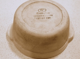 Керамичеcкая форма для расстойки, выпечки и хранения Хлеба ЕХ-6 и крышка для расстойки и выпечки