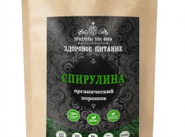 Спирулина, порошок, органика, дойпак 100 г (Китай)