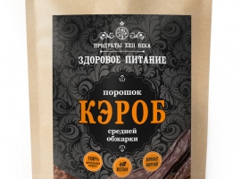 Кэроб, порошок №3 (4,5) средней обжарки, дойпак 100 г (Испания)