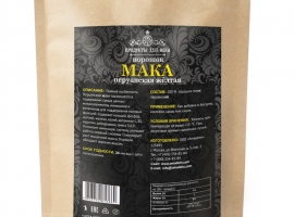 Мака перуанская желтая, порошок, дойпак 400 г (Перу)