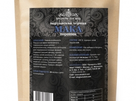 Мака перуанская черная, порошок, дойпак 200 г (Перу)