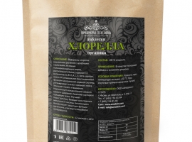 Хлорелла, таблетки, органика, дойпак 400 г (Китай)