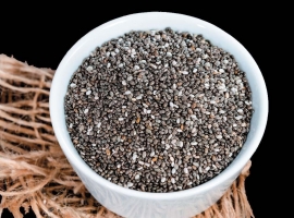 Черные семена чиа (Black chia seeds), пакет 400 г