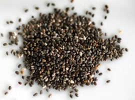 Черные семена чиа (Black chia seeds), пакет 200 г (Перу)