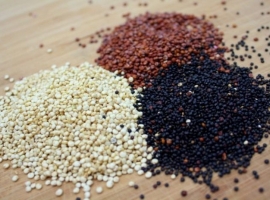 Зерно киноа черного (Black quinoa seeds), пакет 200 г (Перу)