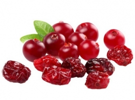 Сушеные ягоды клюквы, дойпак 100 г