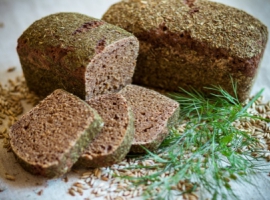 Хлеб ржаной на закваске «Чесночный», 330-350 г