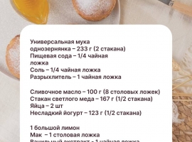 Рецепт кексов из муки однозернянки